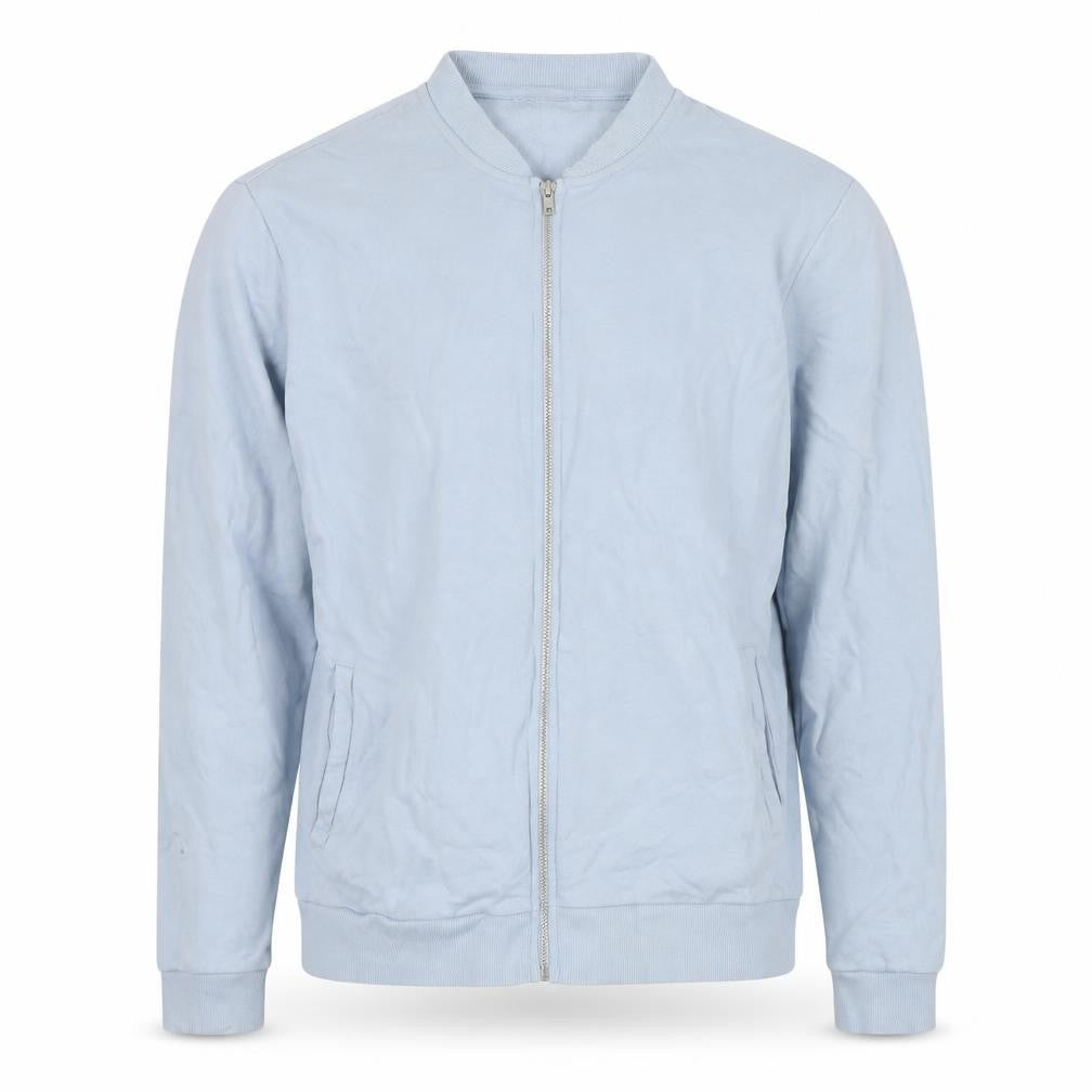 Mens UK Size L ASOS Blue Full Zip Sweatshirt