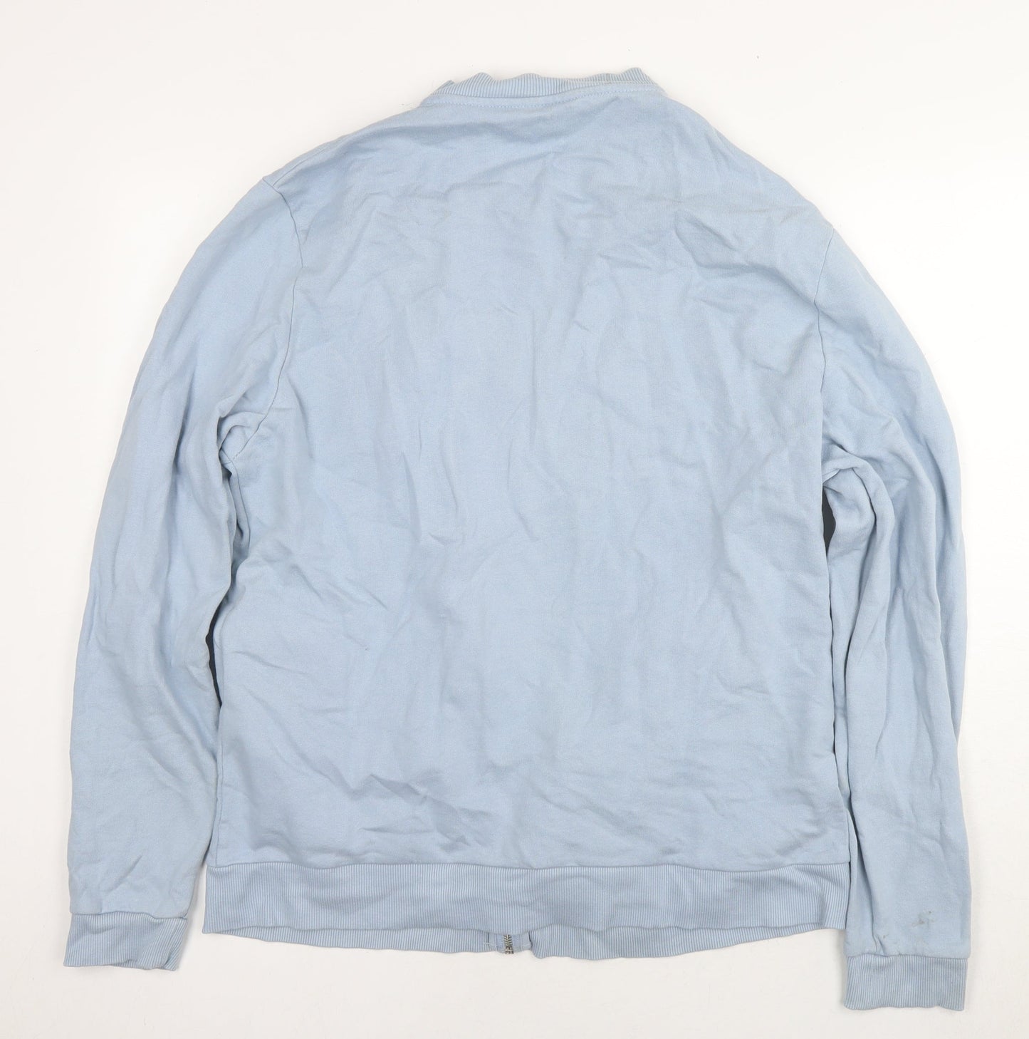 Mens UK Size L ASOS Blue Full Zip Sweatshirt