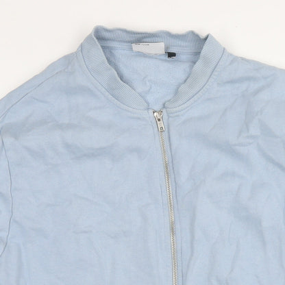 Mens UK Size L ASOS Blue Full Zip Sweatshirt