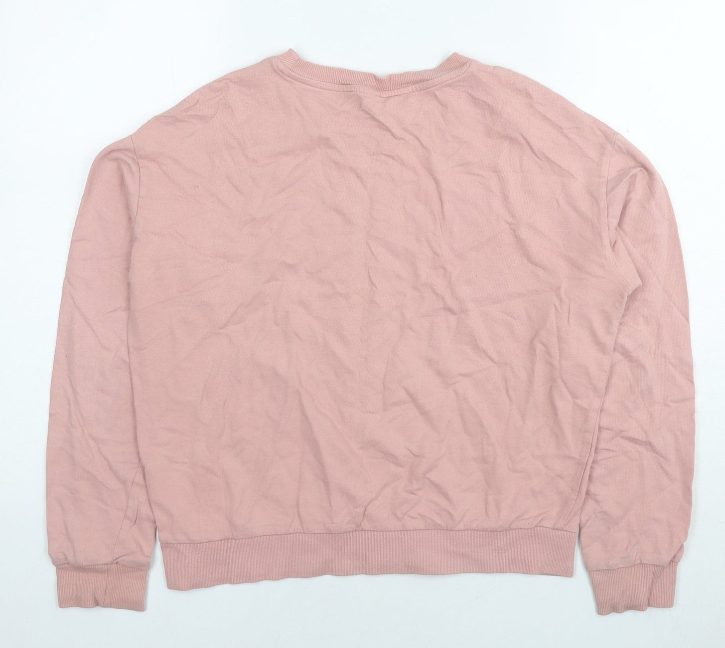 Womens UK Size S Divided by H&M Pink Full Zip Hoodie