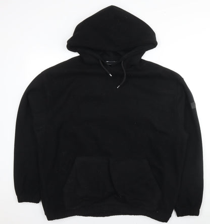 Mens UK Size L ASOS Black Pullover Hoodie