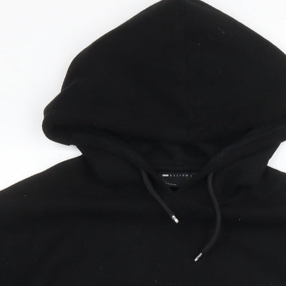 Mens UK Size L ASOS Black Pullover Hoodie