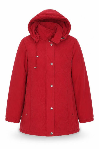 Womens UK Size 20 Finesse Red Parka Coat