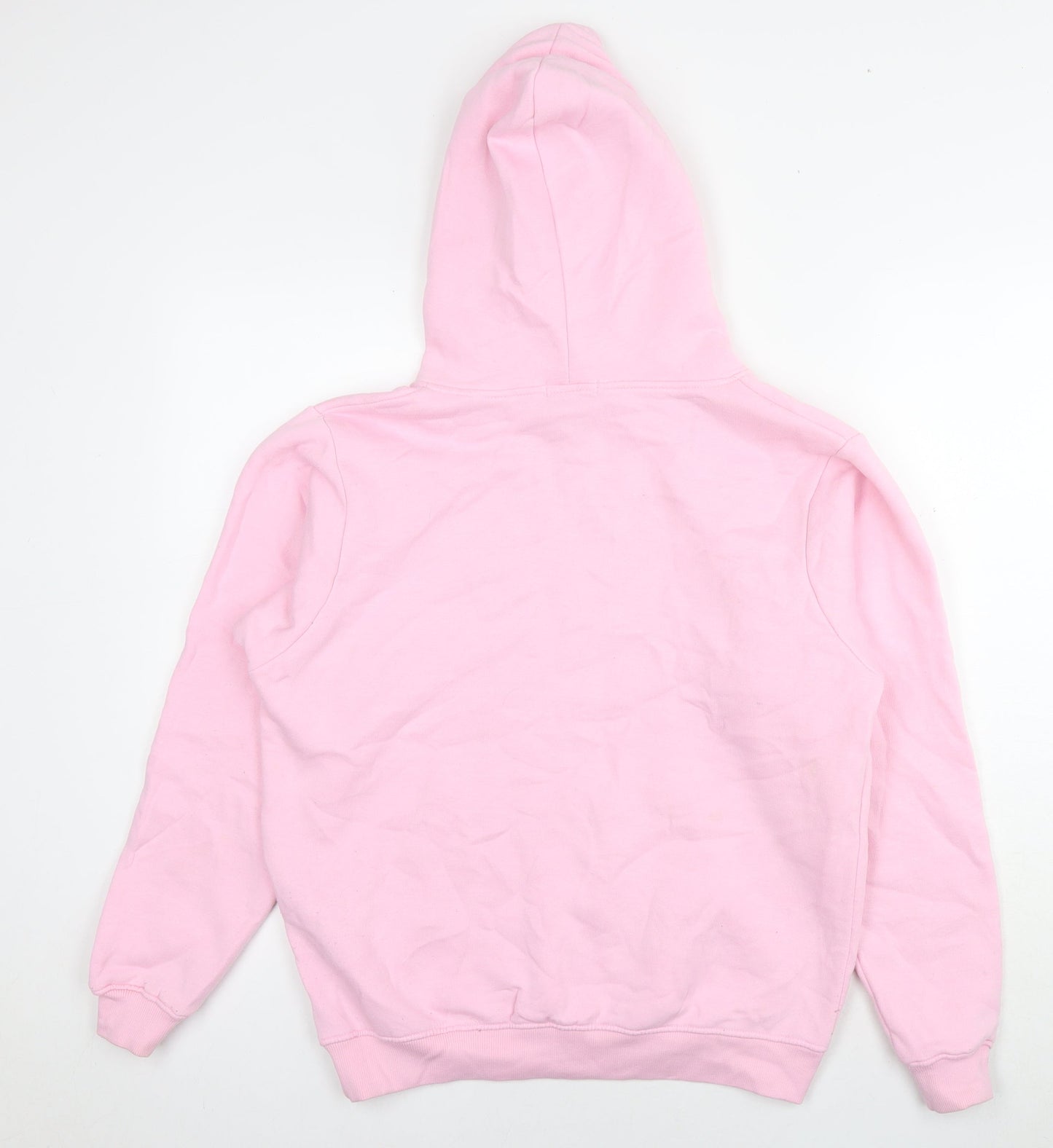 PRETTYLITTLETHING Womens Pink Cotton Pullover Hoodie Size S Pullover