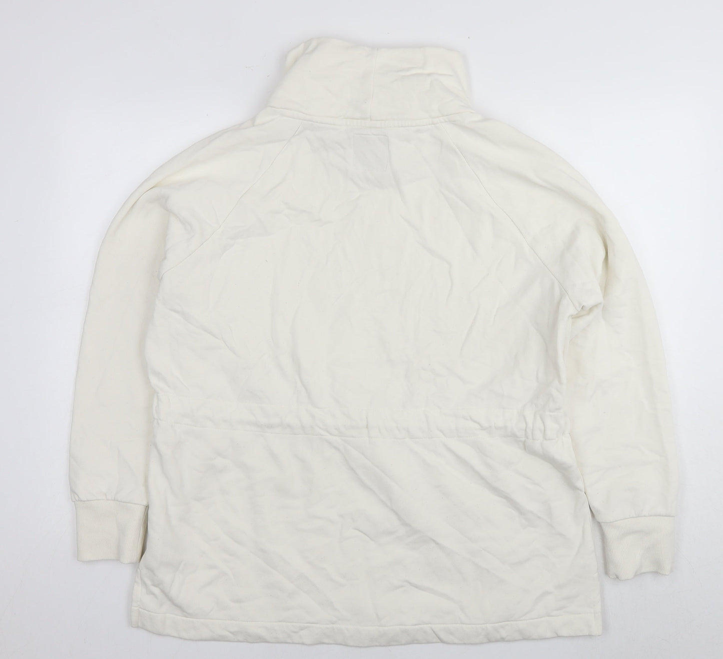 Womens UK Size L NEXT White Pullover Sweatshirt