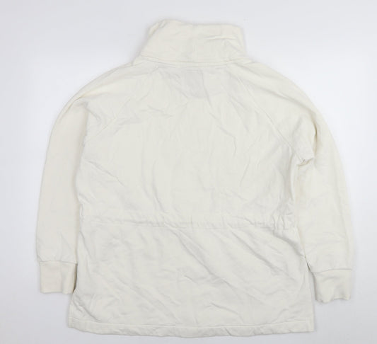 Womens UK Size L NEXT White Pullover Sweatshirt