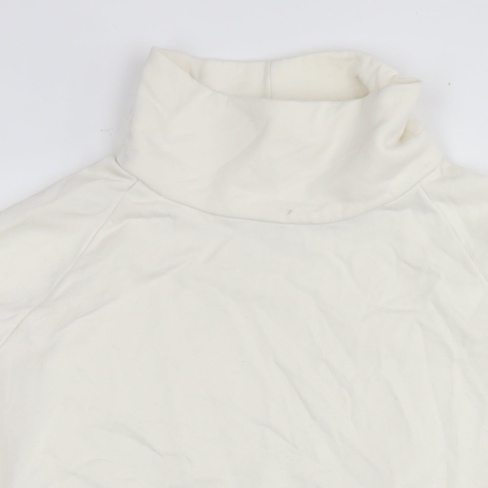 Womens UK Size L NEXT White Pullover Sweatshirt