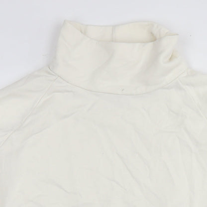 Womens UK Size L NEXT White Pullover Sweatshirt