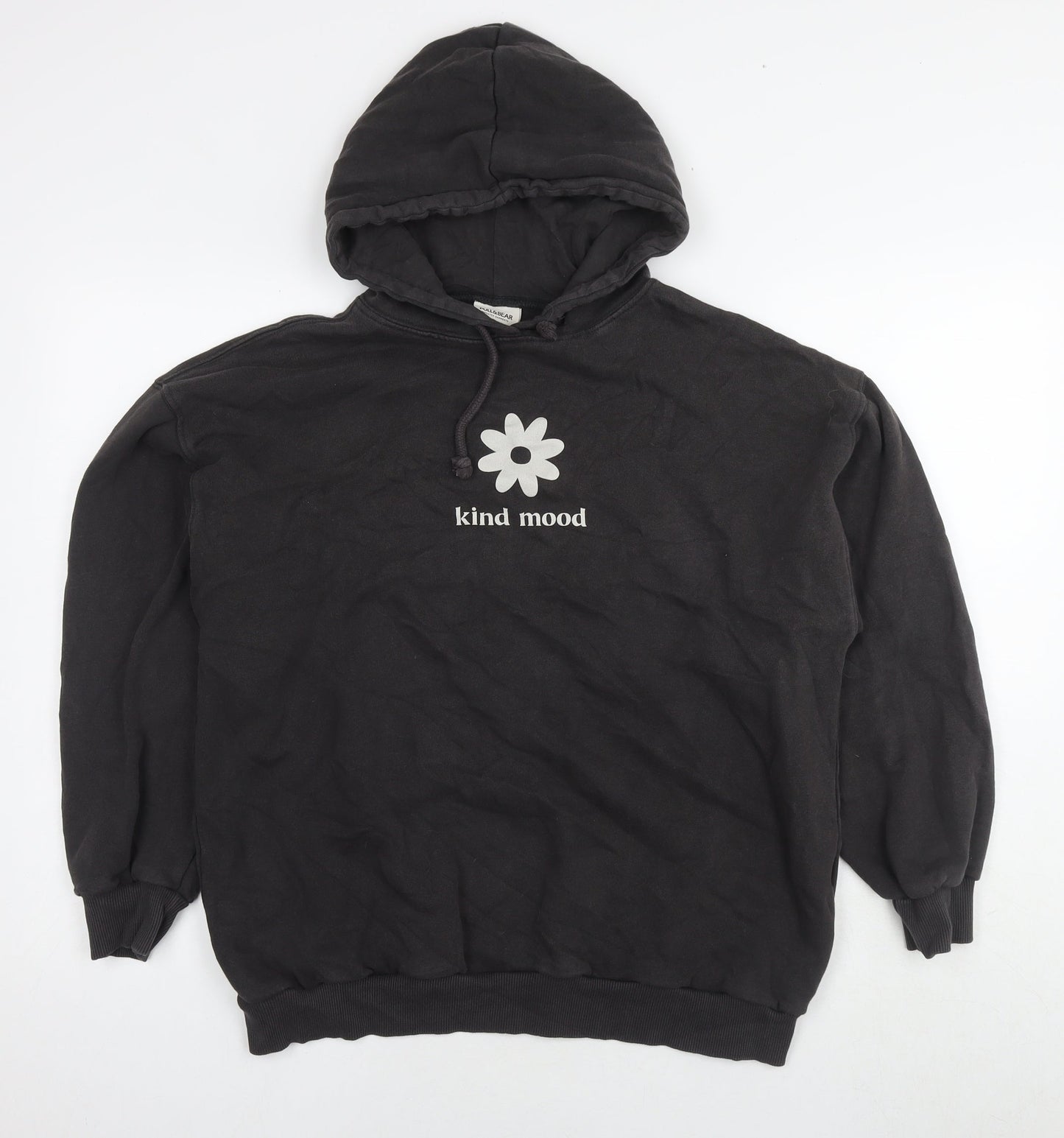 Womens UK Size S Pull&Bear Brown Pullover Hoodie