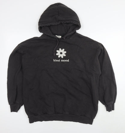 Womens UK Size S Pull&Bear Brown Pullover Hoodie