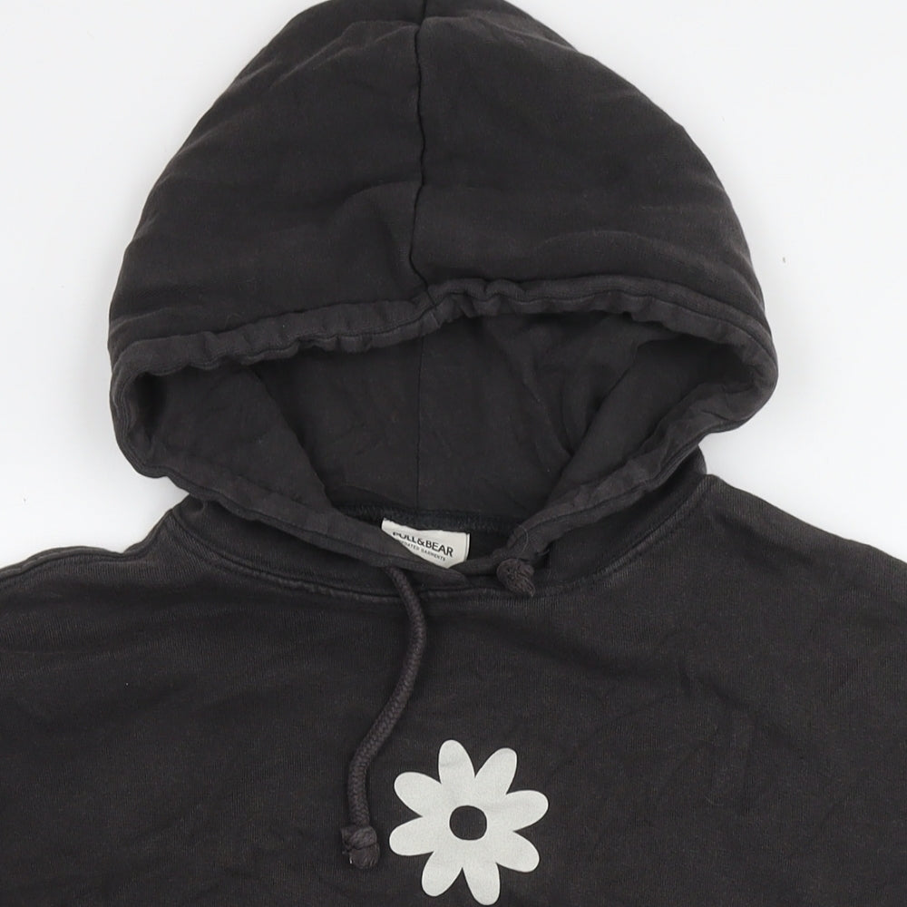 Womens UK Size S Pull&Bear Brown Pullover Hoodie