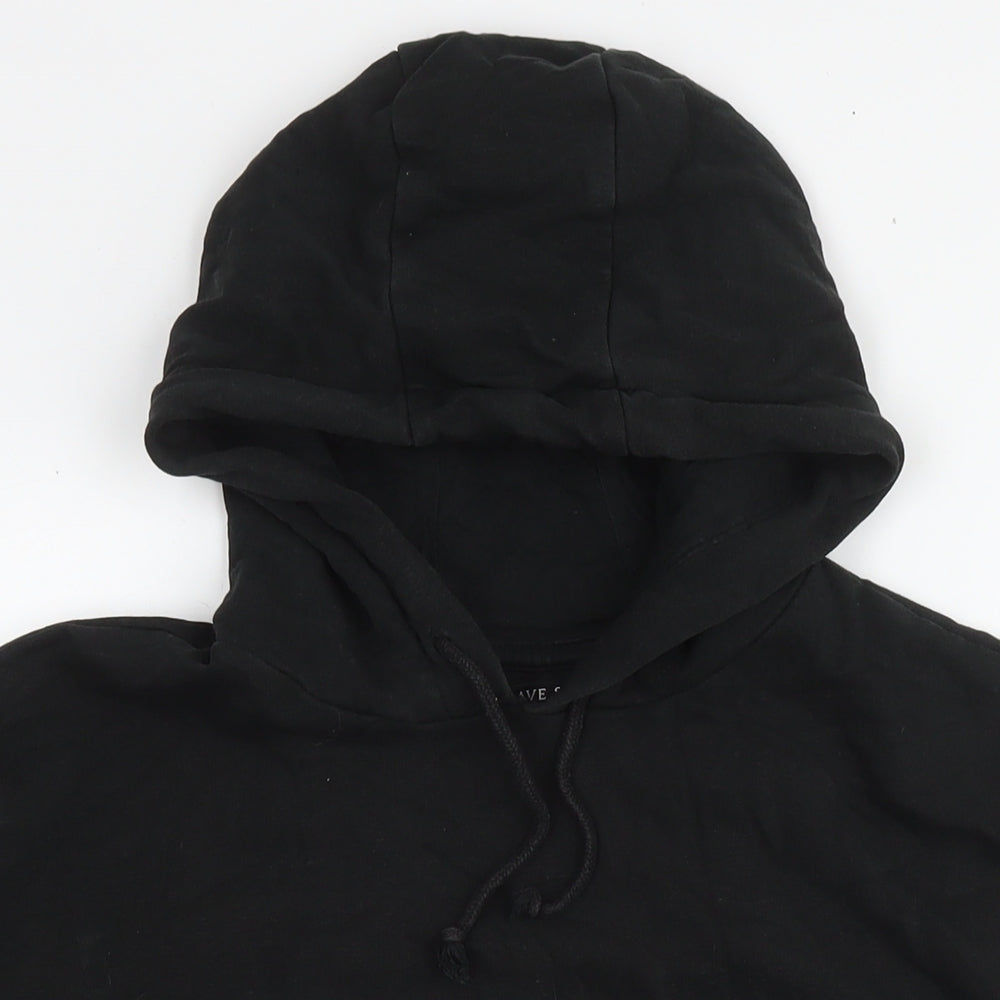 Mens UK Size M Brave Soul Black Pullover Hoodie