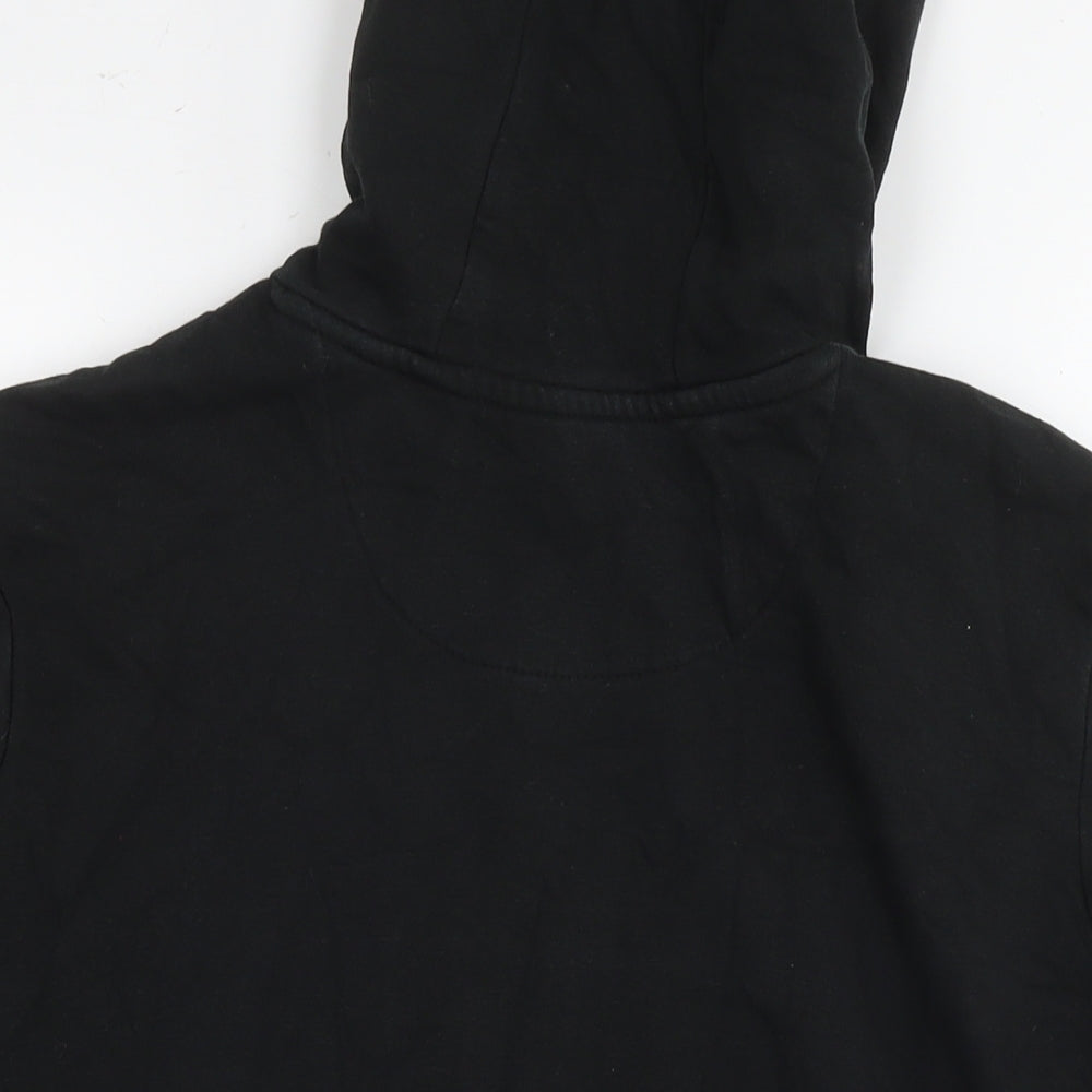 Mens UK Size M Brave Soul Black Pullover Hoodie