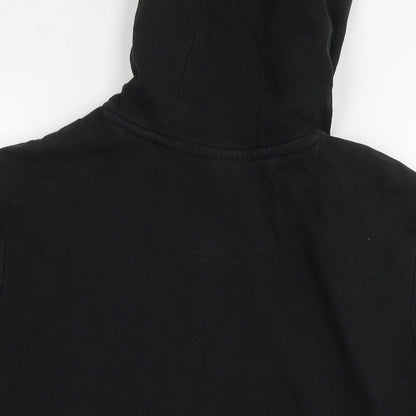 Mens UK Size M Brave Soul Black Pullover Hoodie