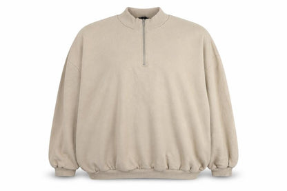 Womens UK Size M Boohoo Beige Pullover Sweatshirt