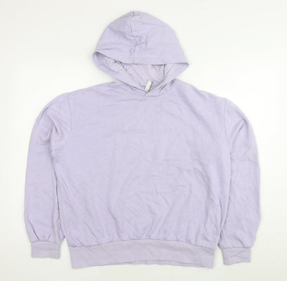 Womens UK Size S Divided by H&M Purple Pullover Sweatshirt
