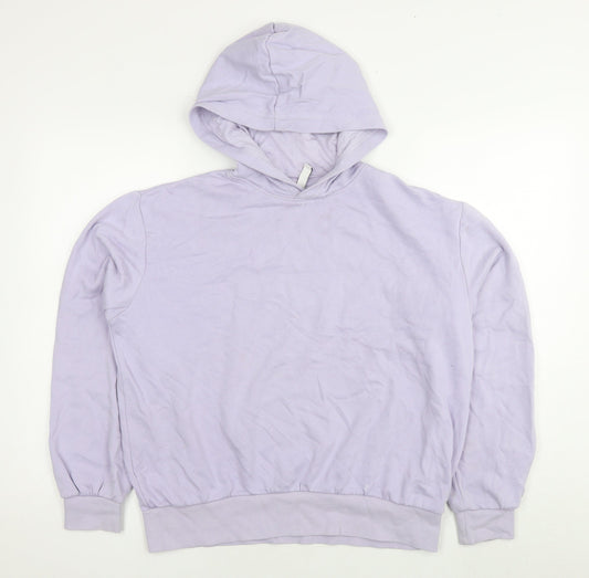 Womens UK Size S Divided by H&M Purple Pullover Sweatshirt