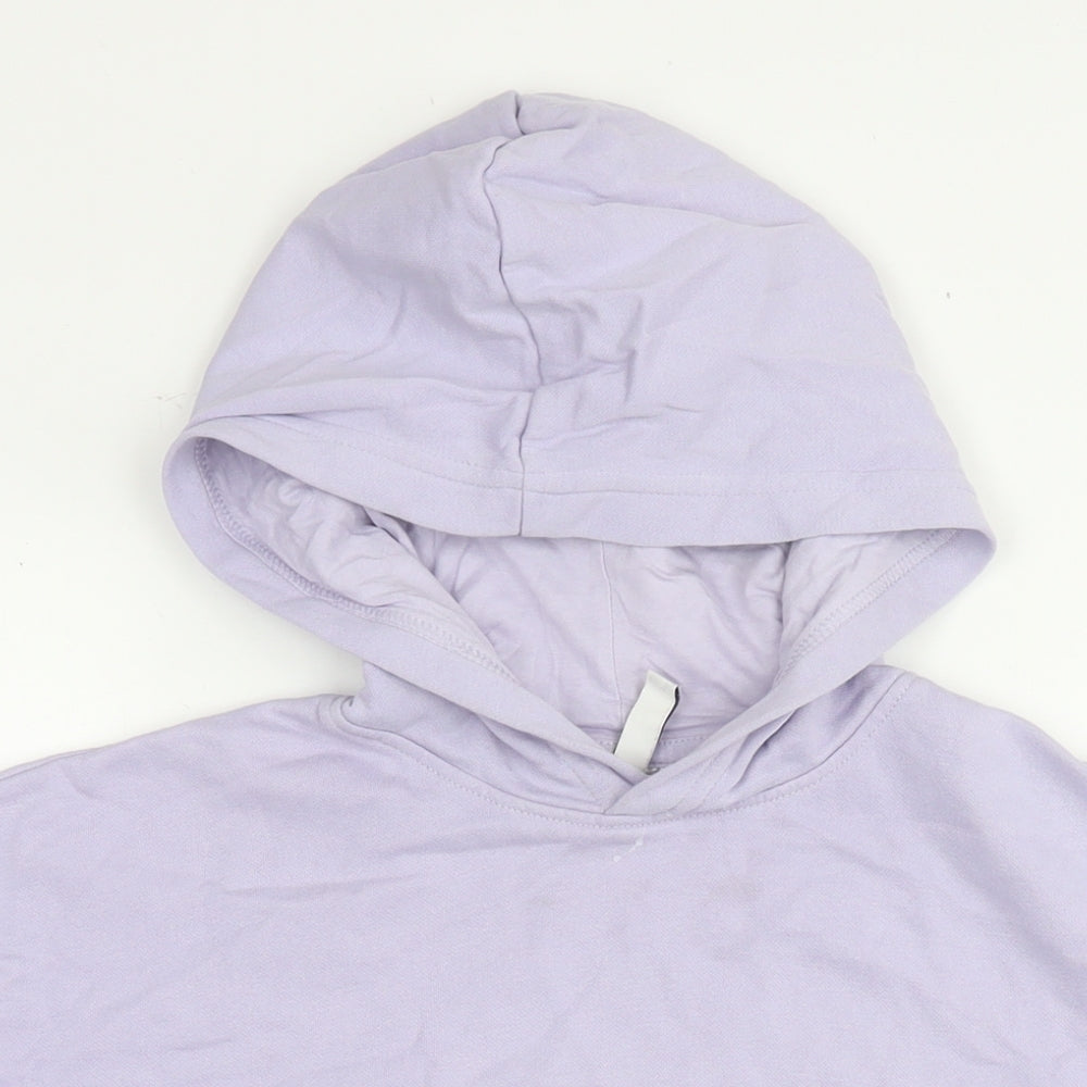 Womens UK Size S Divided by H&M Purple Pullover Sweatshirt