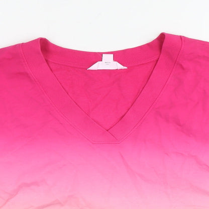 Botique Womens Pink Cotton Pullover Sweatshirt Size XS Pullover