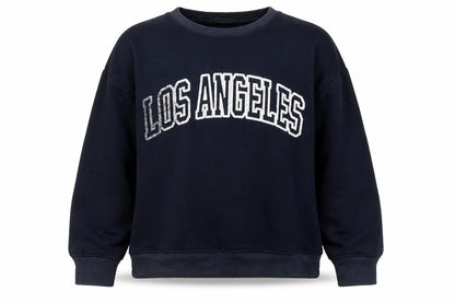 Civico 51 Womens Blue Cotton Pullover Sweatshirt Size M Pullover - Los Angeles