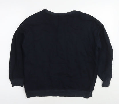 Civico 51 Womens Blue Cotton Pullover Sweatshirt Size M Pullover - Los Angeles