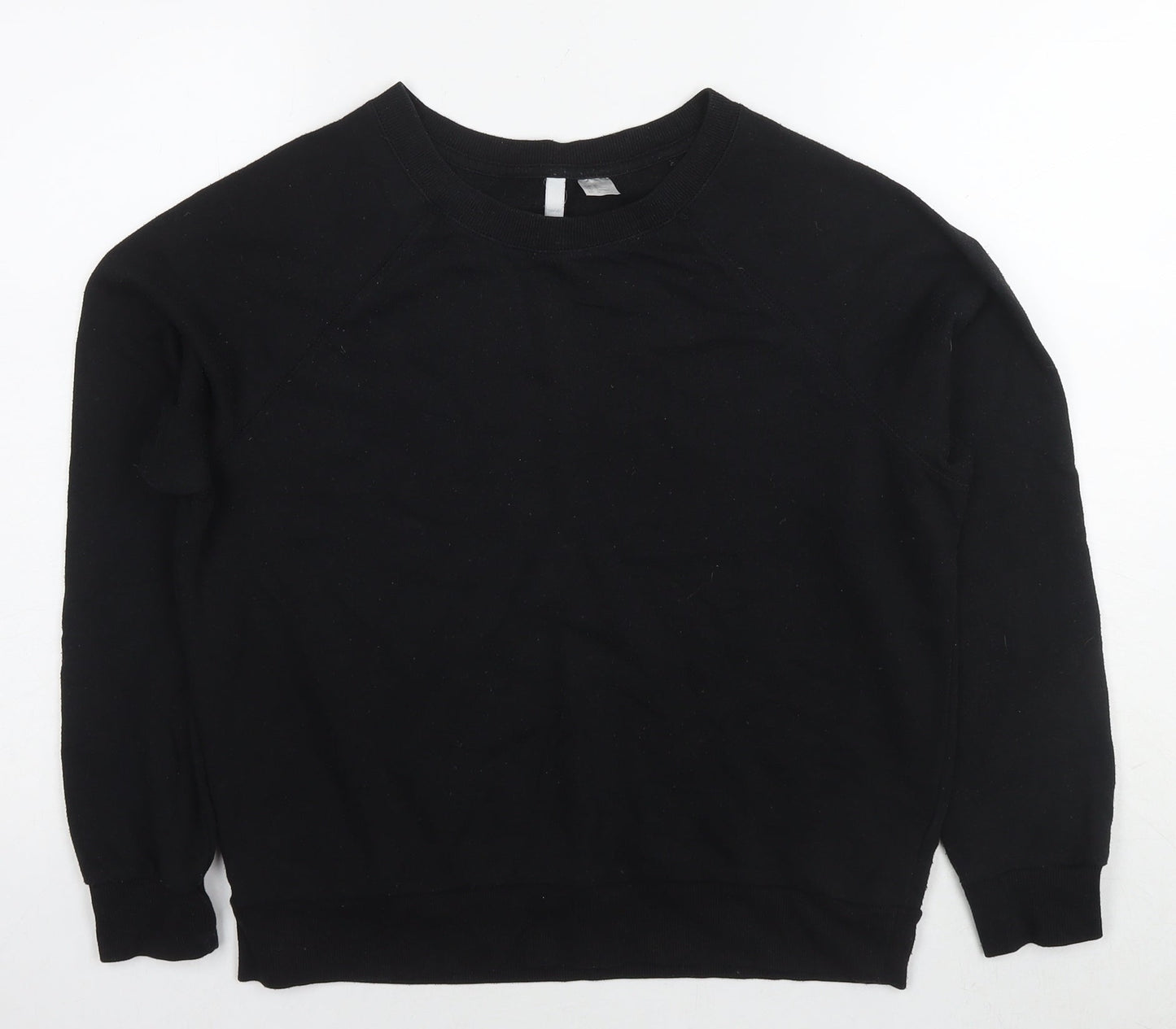 Womens UK Size M Divided by H&M Black Pullover Sweatshirt