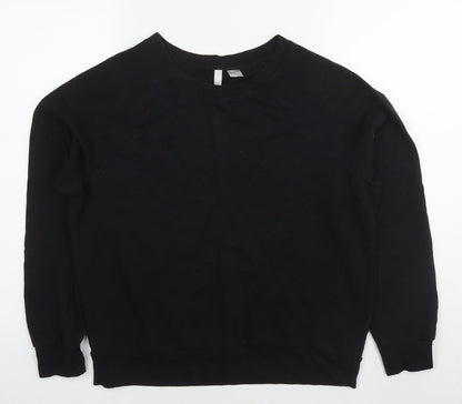 Womens UK Size M Divided by H&M Black Pullover Sweatshirt