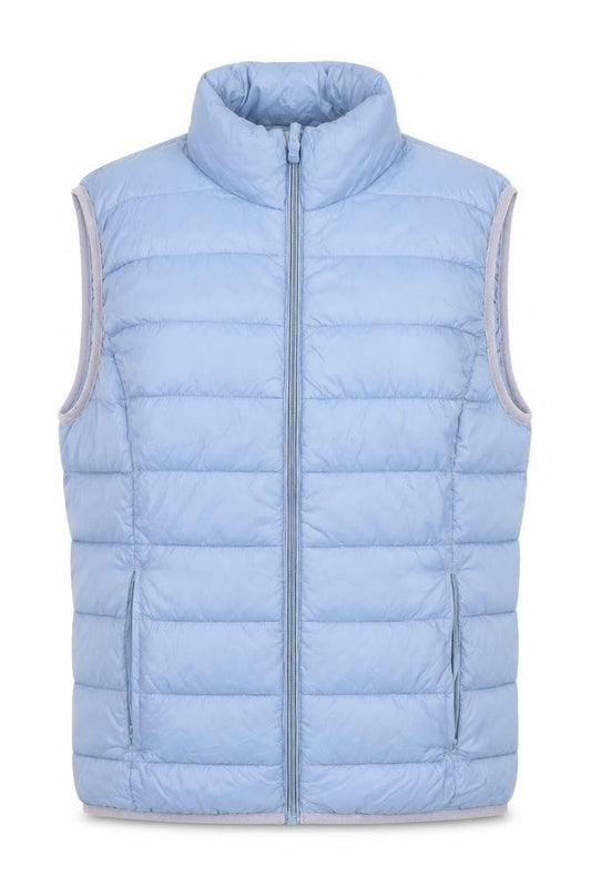 Womens UK Size M b.young Blue Gilet