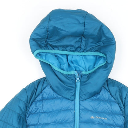 Womens UK Size XS DECATHLON Blue Jacket