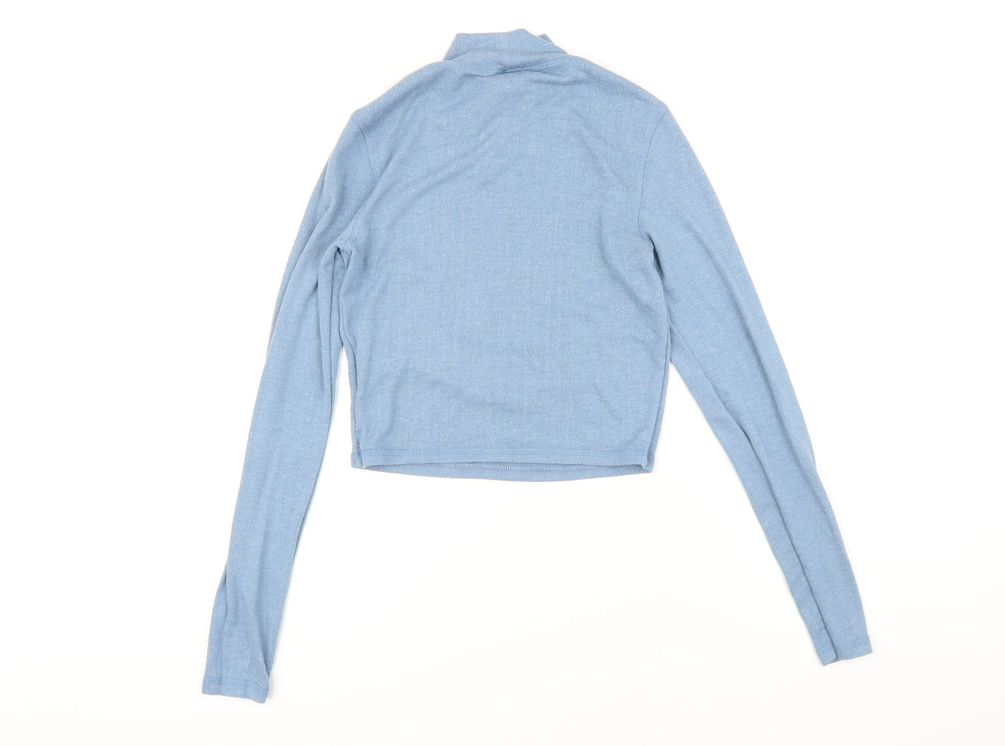 Womens UK Size One Size Urban Outfitters Blue Basic T-Shirt