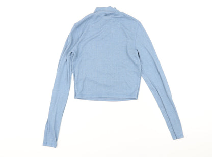 Womens UK Size One Size Urban Outfitters Blue Basic T-Shirt