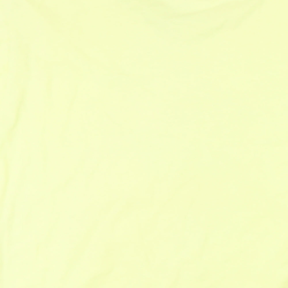 Womens UK Size 2XL Slazenger Yellow Basic T-Shirt
