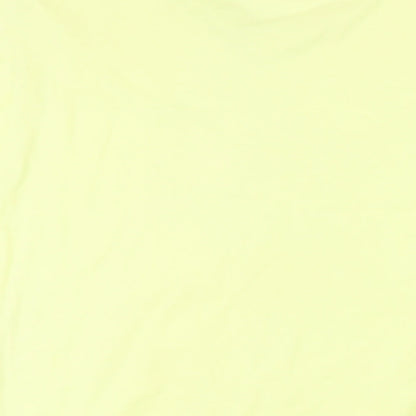 Womens UK Size 2XL Slazenger Yellow Basic T-Shirt