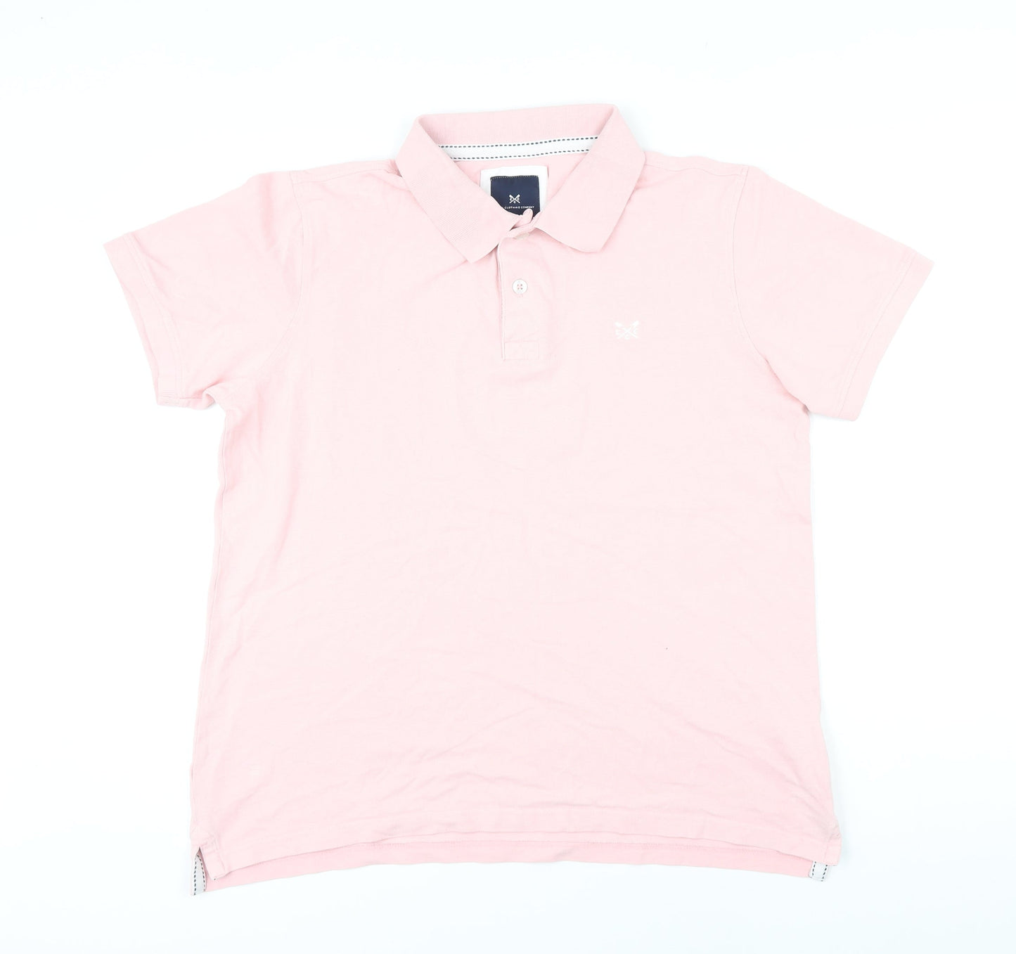 Womens UK Size L Crew Clothing Orange Basic Polo