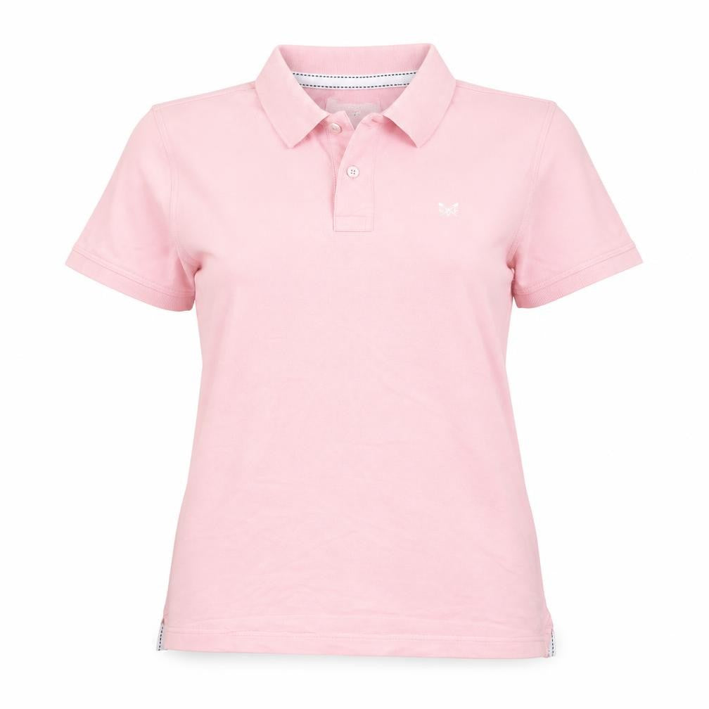 Womens UK Size L Crew Clothing Orange Basic Polo