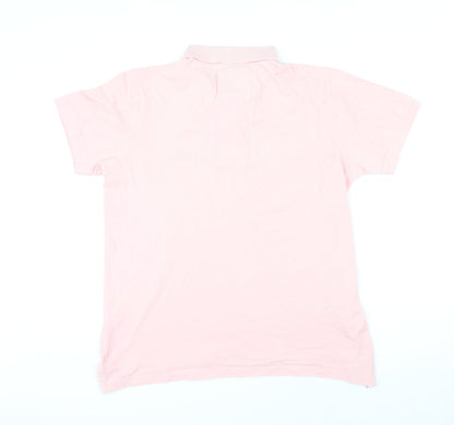Womens UK Size L Crew Clothing Orange Basic Polo