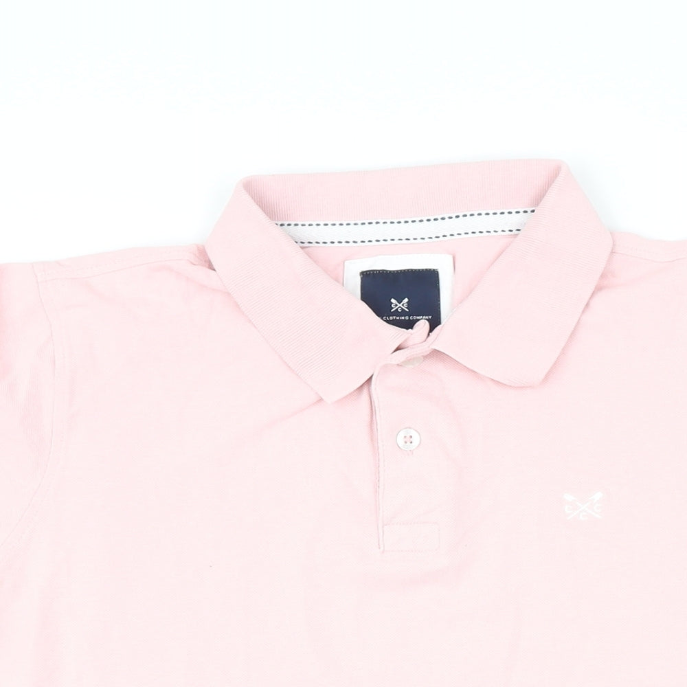 Womens UK Size L Crew Clothing Orange Basic Polo