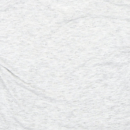 Savannah Miller Womens Grey Polyester Basic T-Shirt Size 8 Boat Neck