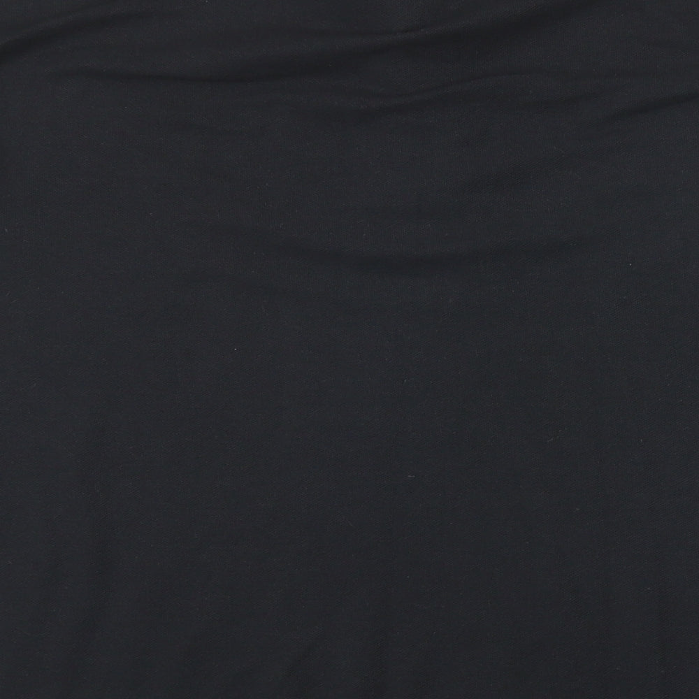 Fruit of the Loom Mens Black Cotton Polo Size L Collared Button - Heineken