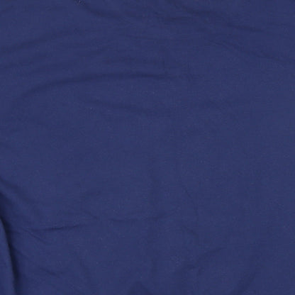 Addidas Mens Blue Cotton T-Shirt Size 2XL Round Neck - Team GB