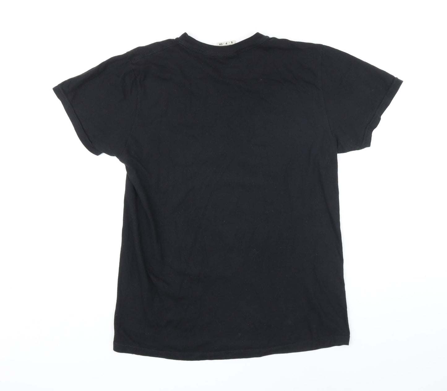 Comfort Colors Womens Black 100% Cotton Basic T-Shirt Size S Round Neck - TRAMP Sharon Van Ettan