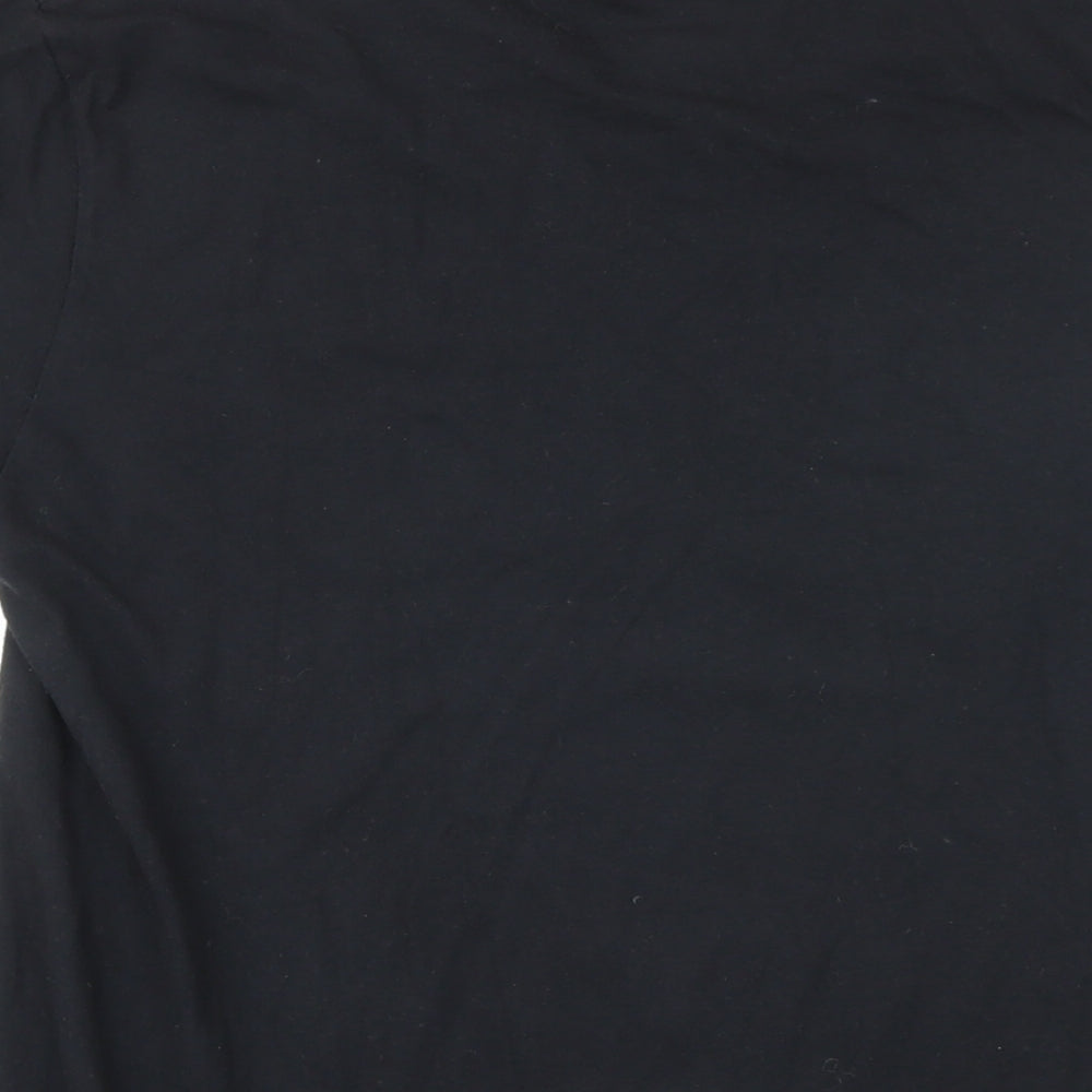 Comfort Colors Womens Black 100% Cotton Basic T-Shirt Size S Round Neck - TRAMP Sharon Van Ettan