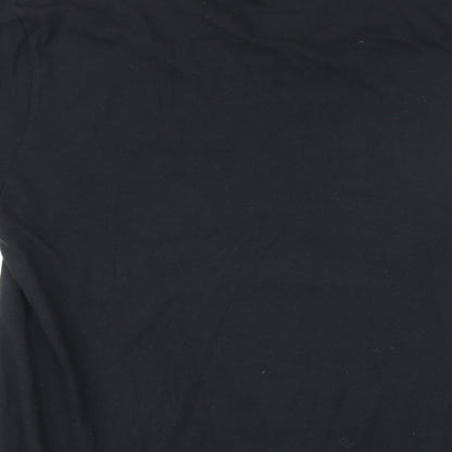 Comfort Colors Womens Black 100% Cotton Basic T-Shirt Size S Round Neck - TRAMP Sharon Van Ettan