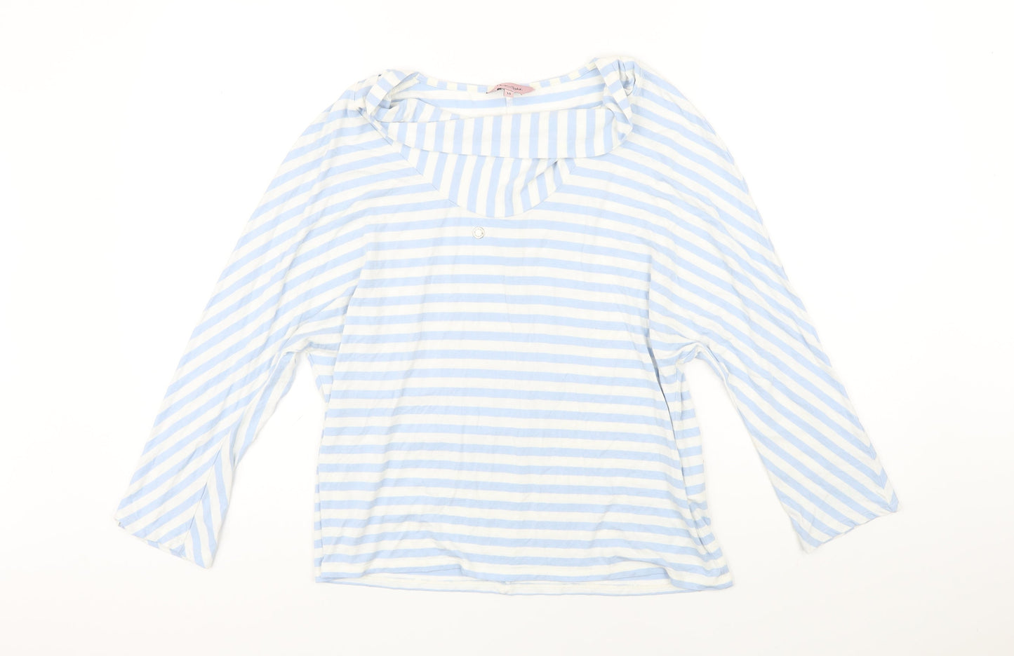 Womens UK Size 18 Phase Eight Blue Basic T-Shirt