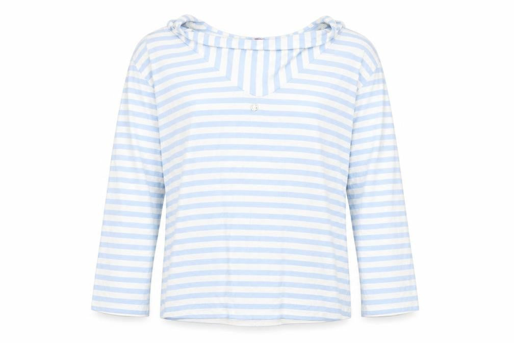 Womens UK Size 18 Phase Eight Blue Basic T-Shirt