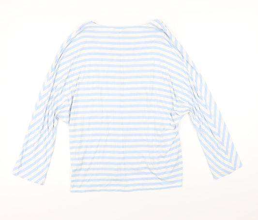 Womens UK Size 18 Phase Eight Blue Basic T-Shirt