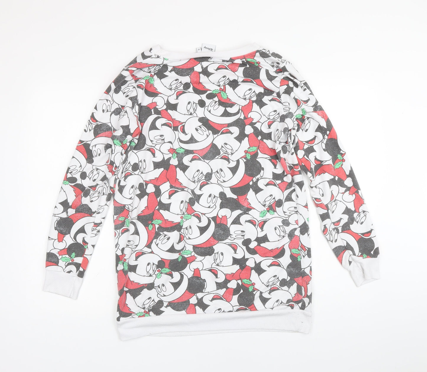 Womens UK Size 12 Disney Multicoloured Pullover Sweatshirt