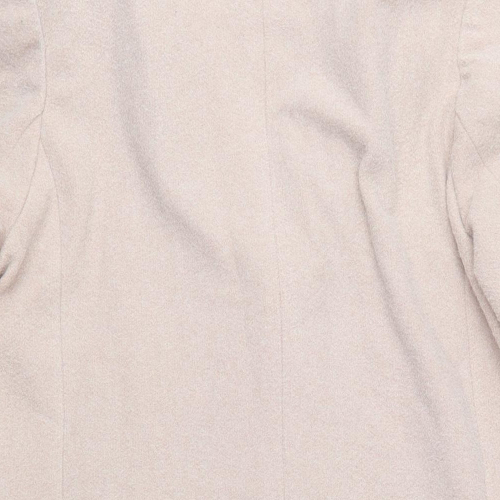 Womens UK Size 8 New Look Beige Overcoat