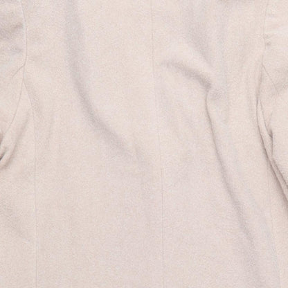 Womens UK Size 8 New Look Beige Overcoat