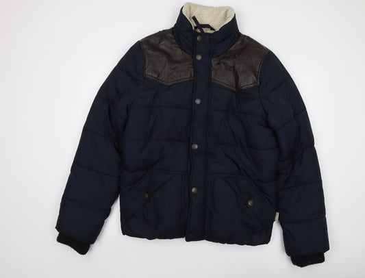 Mens UK Size L Hollister Blue Jacket